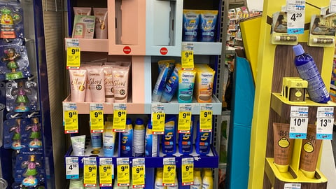 Coppertone CVS Multi-Brand Endcap